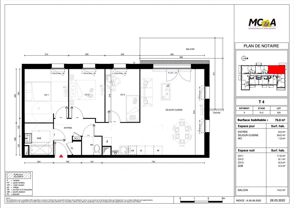 Vente Appartement à Rumilly 4 pièces