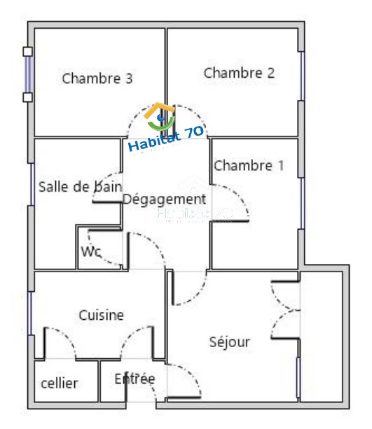 Location Appartement à Lure 4 pièces