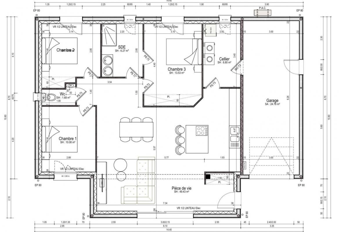 Vente Maison à Saint-Langis-lès-Mortagne 4 pièces