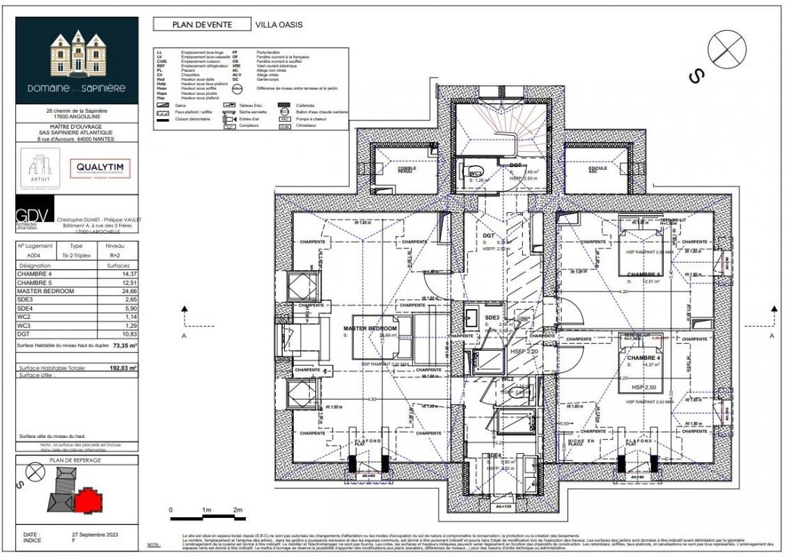 Vente Appartement à la Rochelle 7 pièces