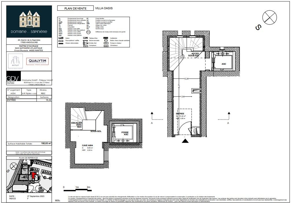 Vente Appartement à la Rochelle 7 pièces