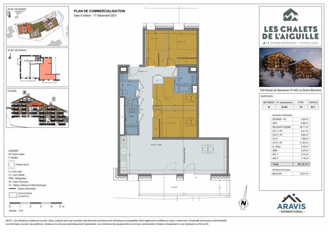 Vente Appartement à le Grand-Bornand 5 pièces