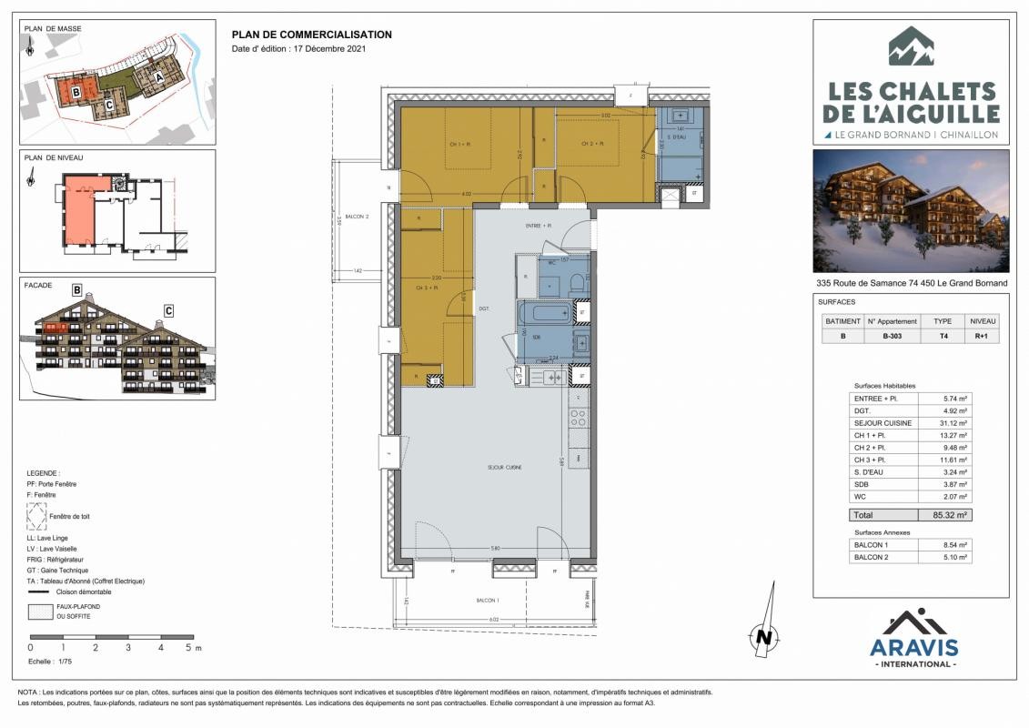 Vente Appartement à le Grand-Bornand 4 pièces