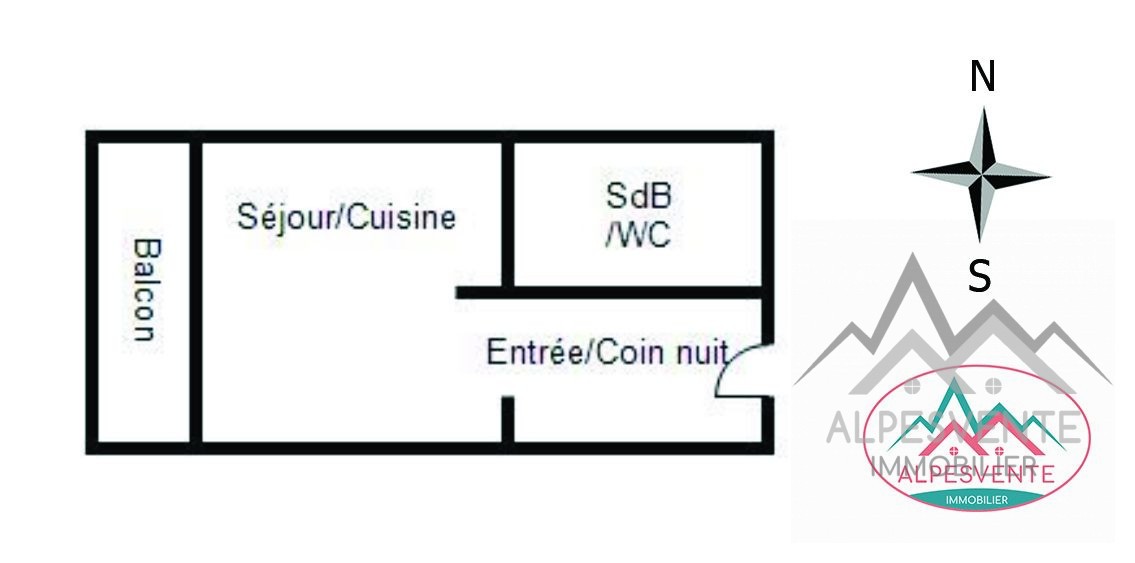 Vente Appartement à Bellevaux 1 pièce