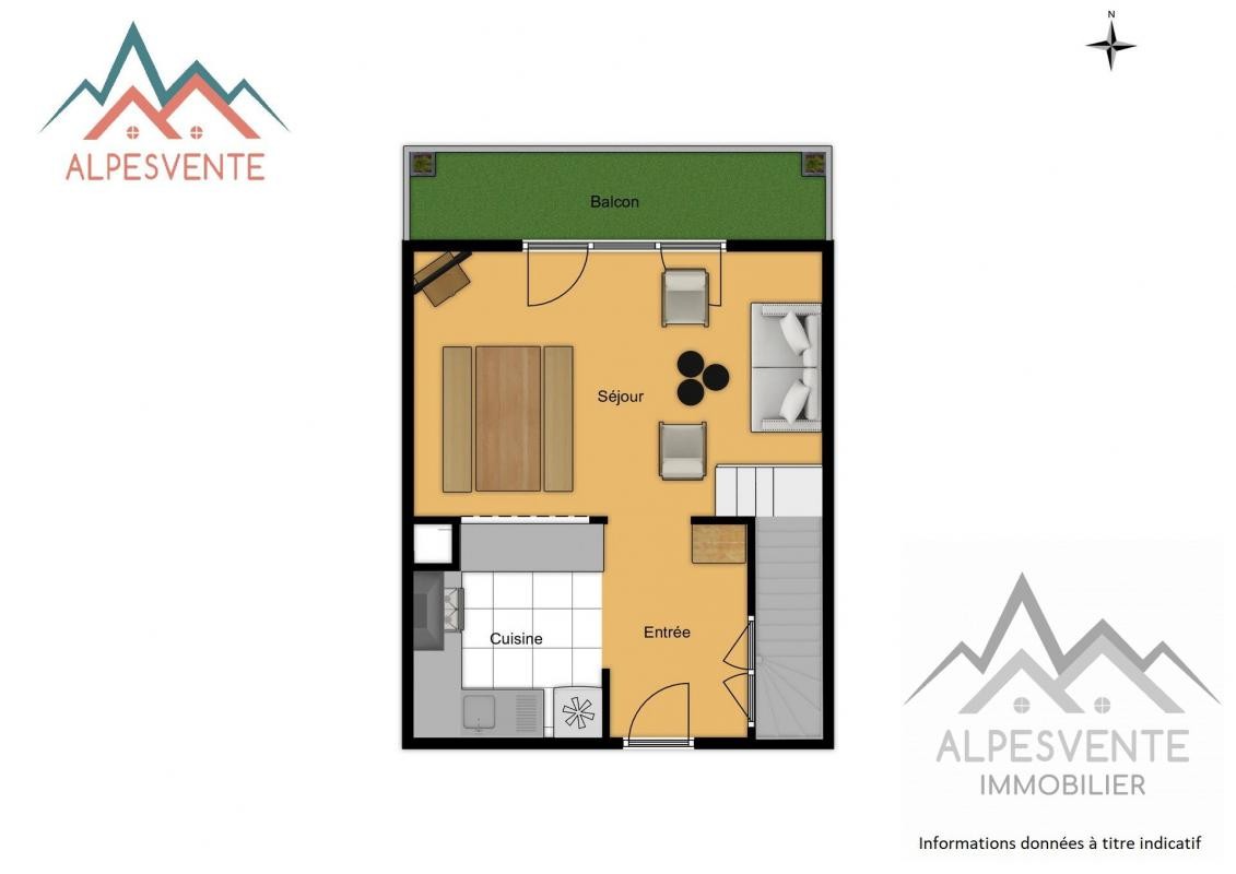 Vente Appartement à Saint-Jean-d'Aulps 5 pièces