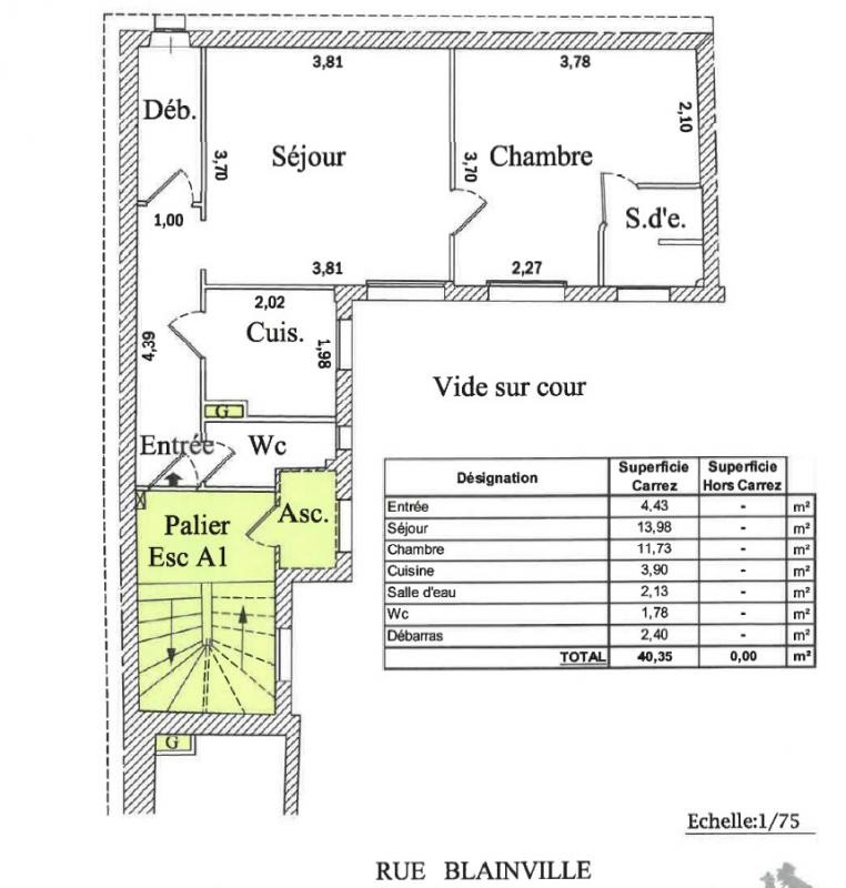 Vente Appartement à Paris Panthéon 5e arrondissement 2 pièces