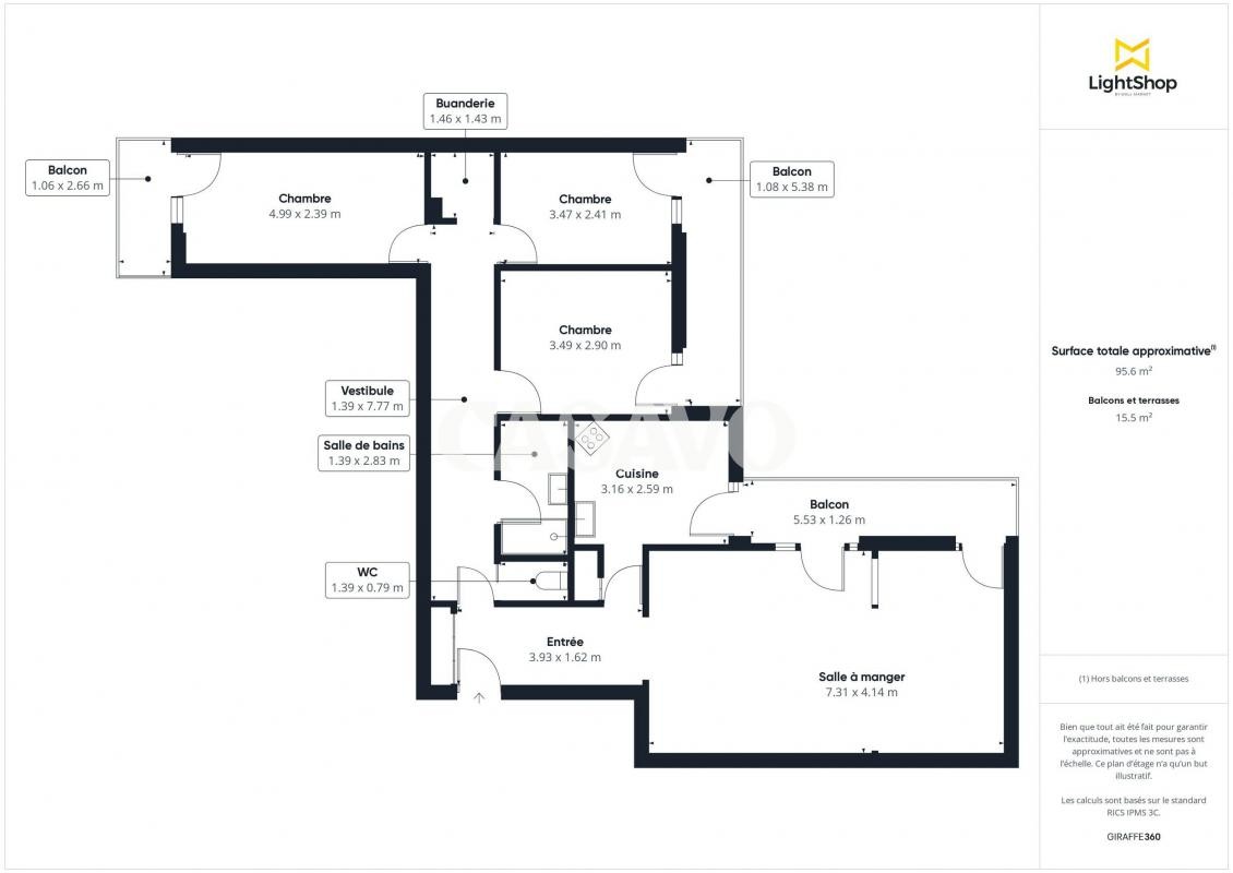 Vente Appartement à Bondy 5 pièces