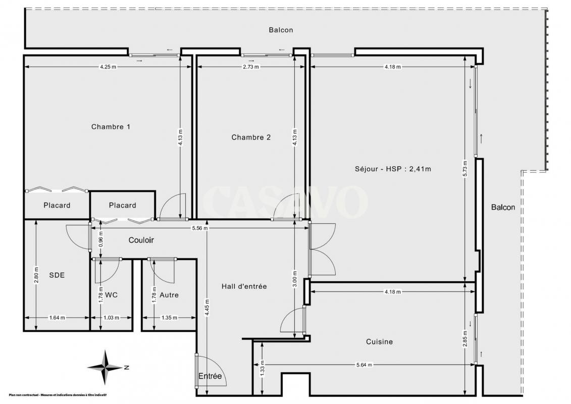 Vente Appartement à Rillieux-la-Pape 3 pièces