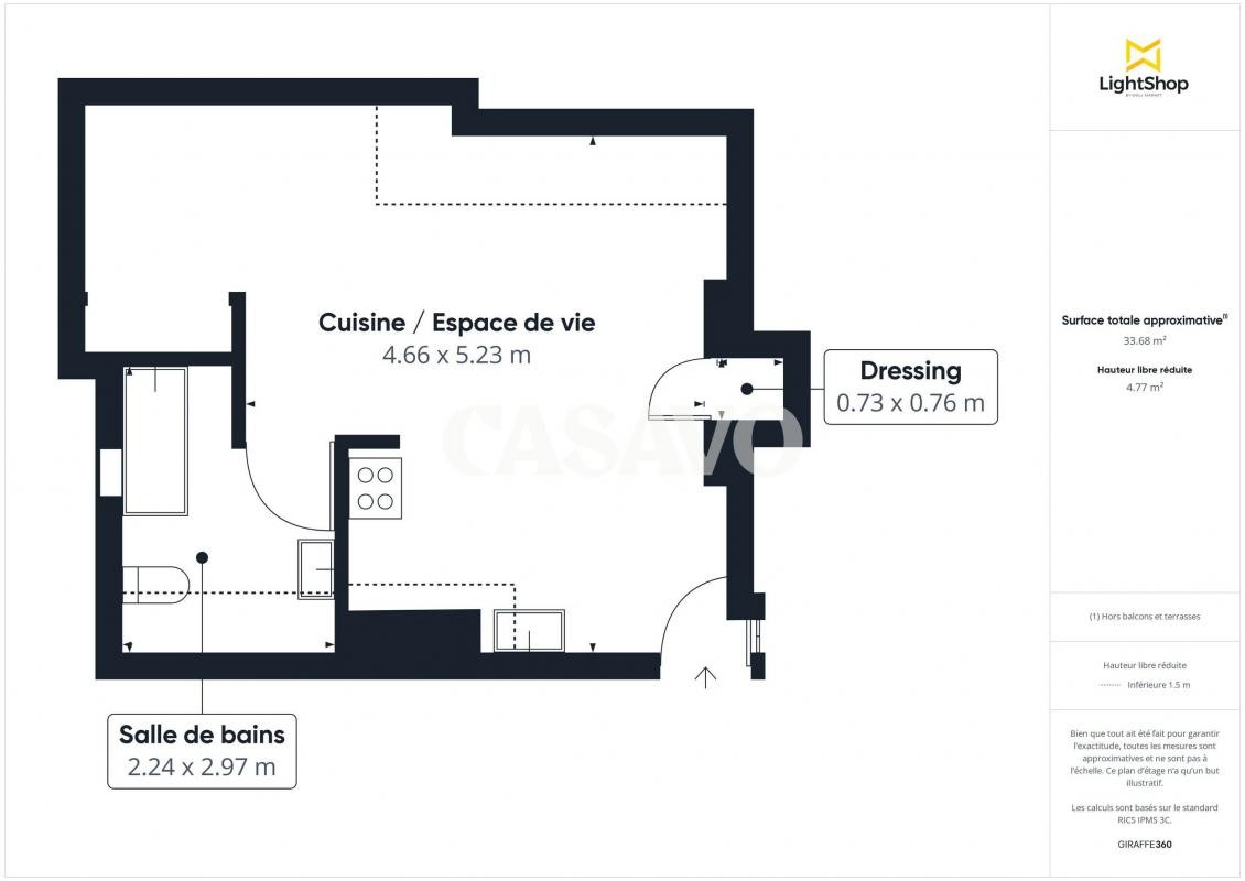 Vente Appartement à Paris Opéra 9e arrondissement 1 pièce