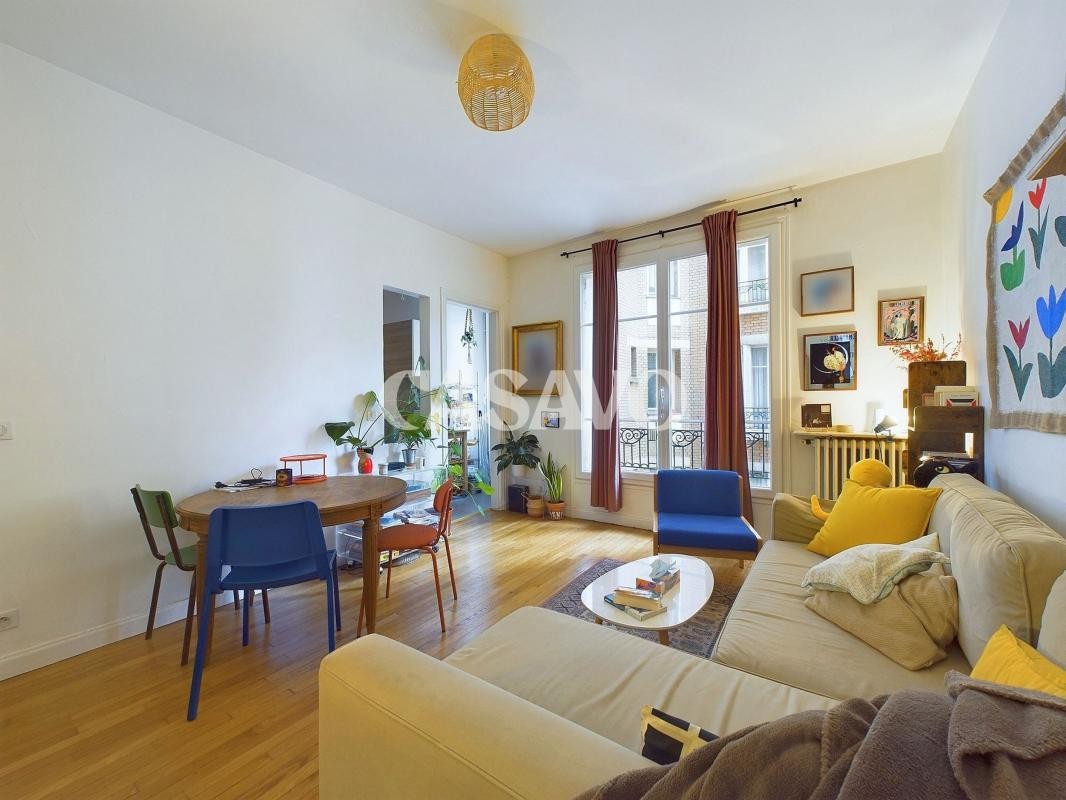 Vente Appartement à Paris Ménilmontant 20e arrondissement 3 pièces