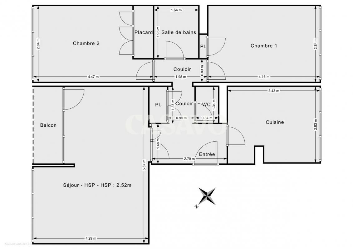 Vente Appartement à Pontoise 3 pièces