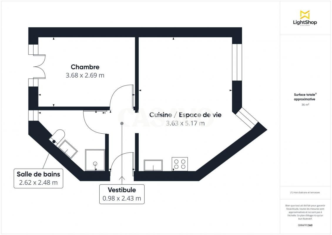 Vente Appartement à Paris Butte-Montmartre 18e arrondissement 2 pièces