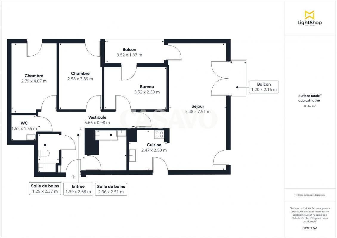 Vente Appartement à Colombes 4 pièces