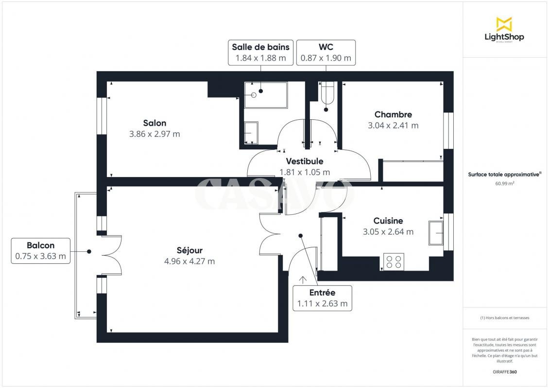 Vente Appartement à Issy-les-Moulineaux 3 pièces