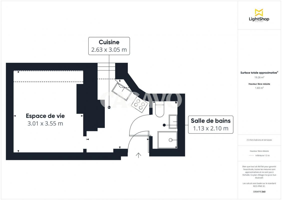 Vente Appartement à Paris Entrepôt 10e arrondissement 2 pièces