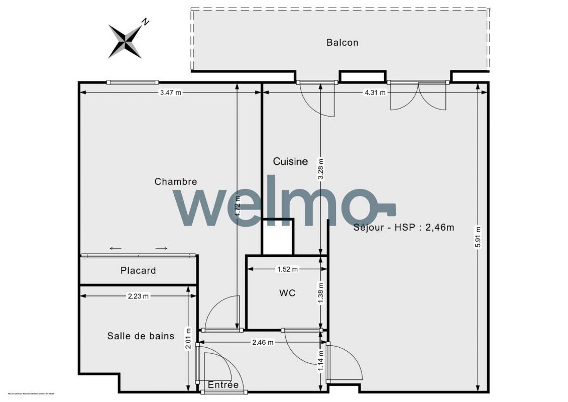 Vente Appartement à le Blanc-Mesnil 2 pièces