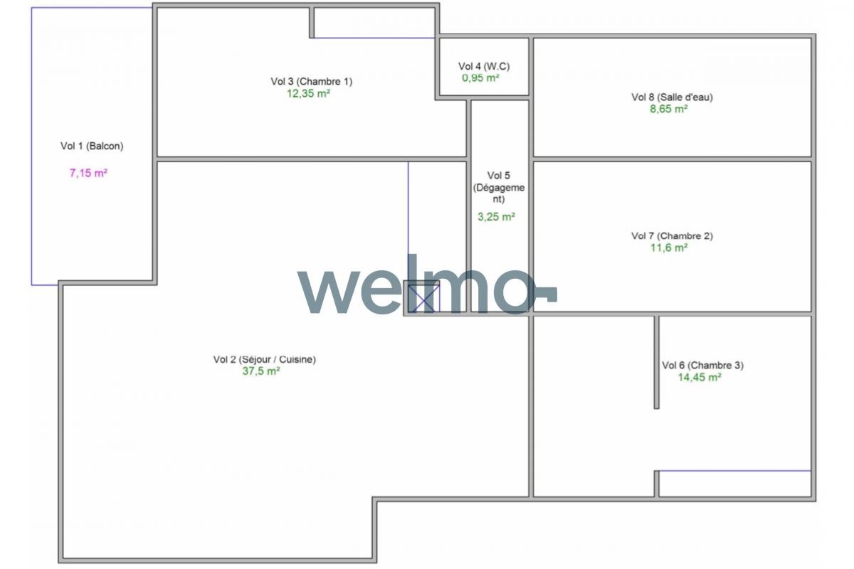 Vente Appartement à Caluire-et-Cuire 4 pièces