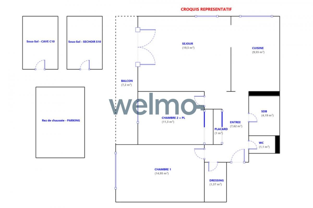 Vente Appartement à Saint-Germain-en-Laye 3 pièces