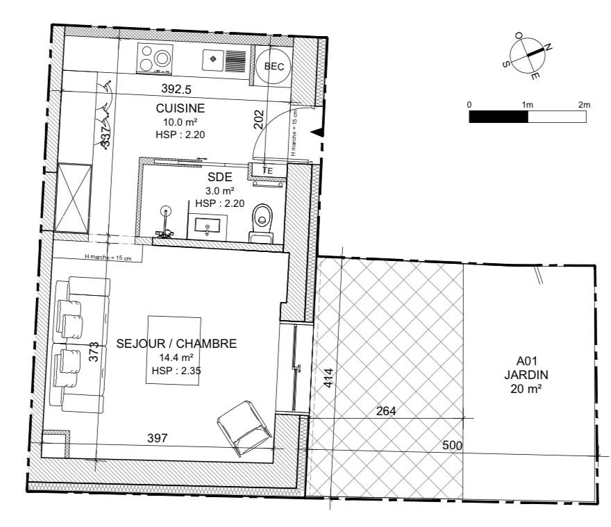 Vente Appartement à Rueil-Malmaison 1 pièce