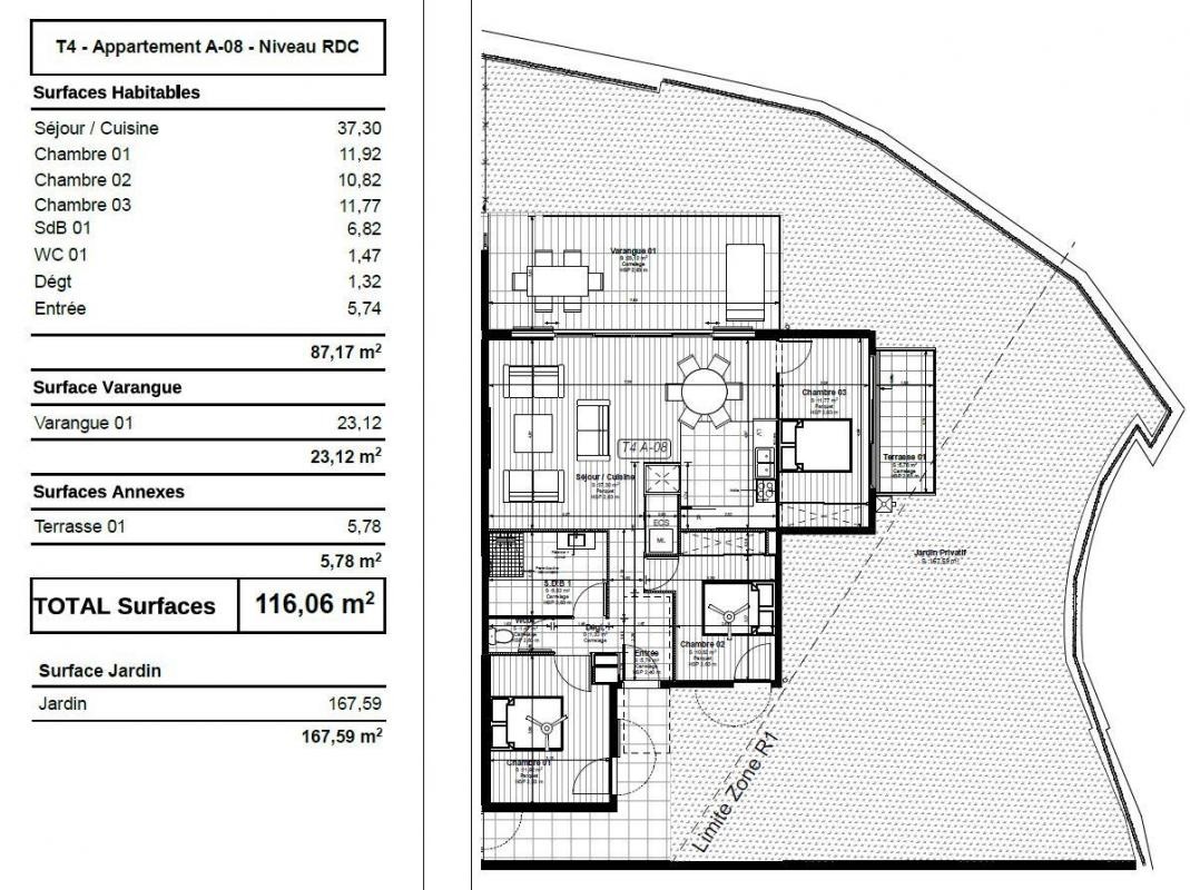 Vente Appartement à Saint-Denis 4 pièces