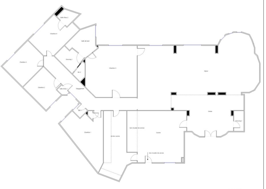 Vente Appartement à Paris Batignolles-Monceaux 17e arrondissement 7 pièces