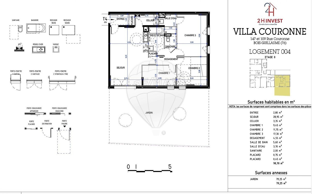 Vente Appartement à Bois-Guillaume 4 pièces