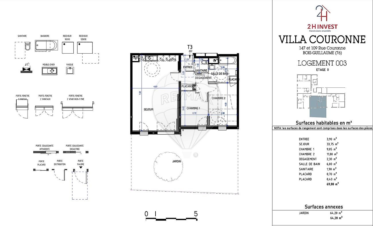 Vente Appartement à Bois-Guillaume 3 pièces