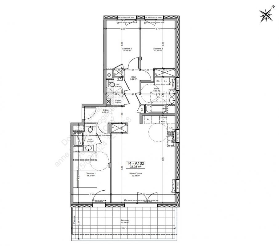 Location Appartement à Bossey 4 pièces