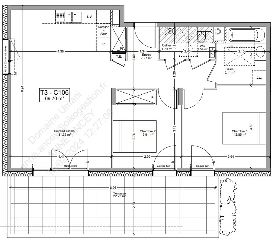 Location Appartement à Bossey 3 pièces