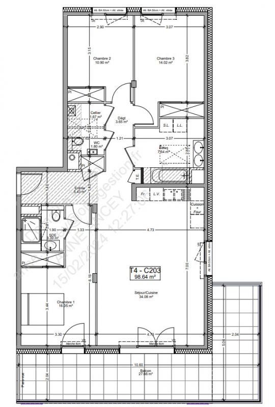 Location Appartement à Bossey 4 pièces