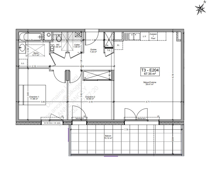 Location Appartement à Bossey 3 pièces