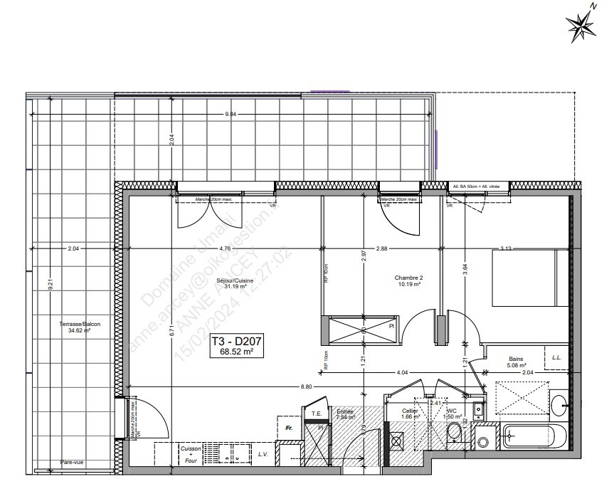 Location Appartement à Bossey 3 pièces