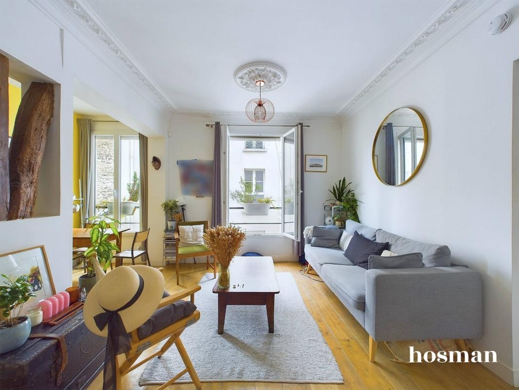 Vente Appartement à Paris Butte-Montmartre 18e arrondissement 3 pièces