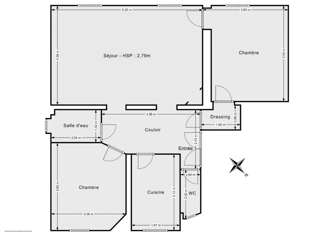 Vente Appartement à Levallois-Perret 3 pièces