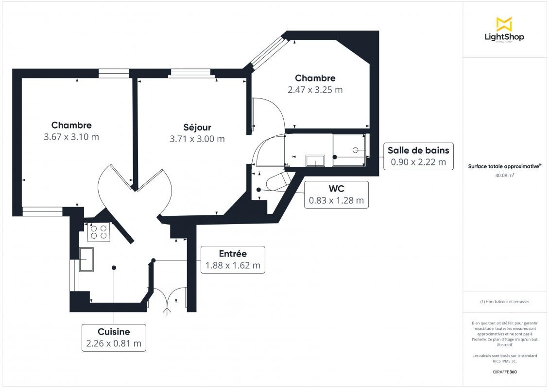 Vente Appartement à Paris Passy 16e arrondissement 3 pièces