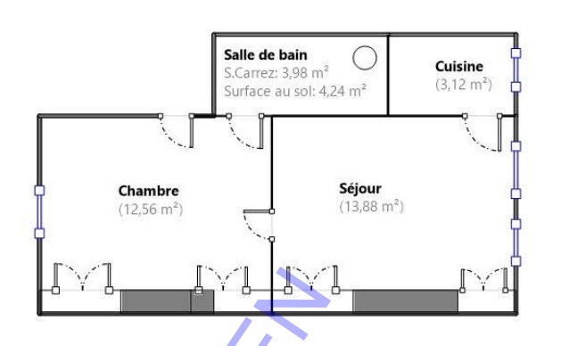 Vente Appartement à Amiens 2 pièces