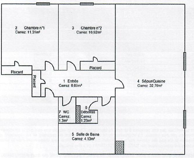 Vente Appartement à Amiens 3 pièces