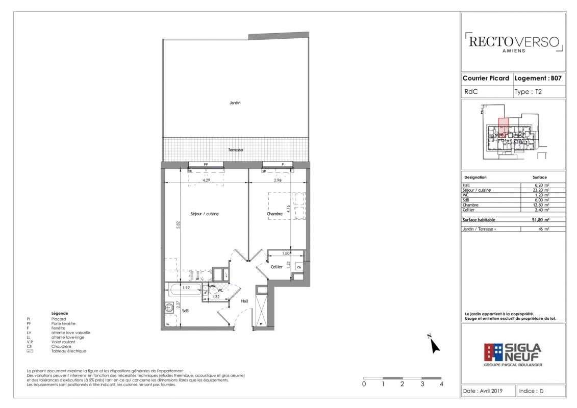 Vente Appartement à Amiens 2 pièces