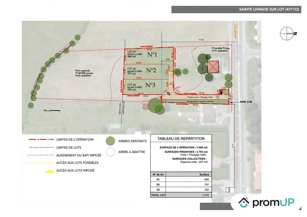 Vente Terrain à Sainte-Livrade-sur-Lot 0 pièce