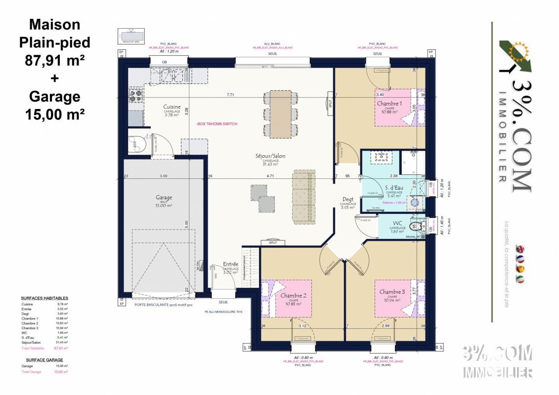 Vente Maison à Saint-Jean-de-Linières 4 pièces