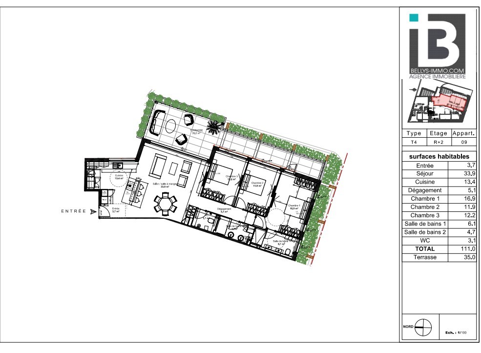 Vente Appartement à Carqueiranne 4 pièces