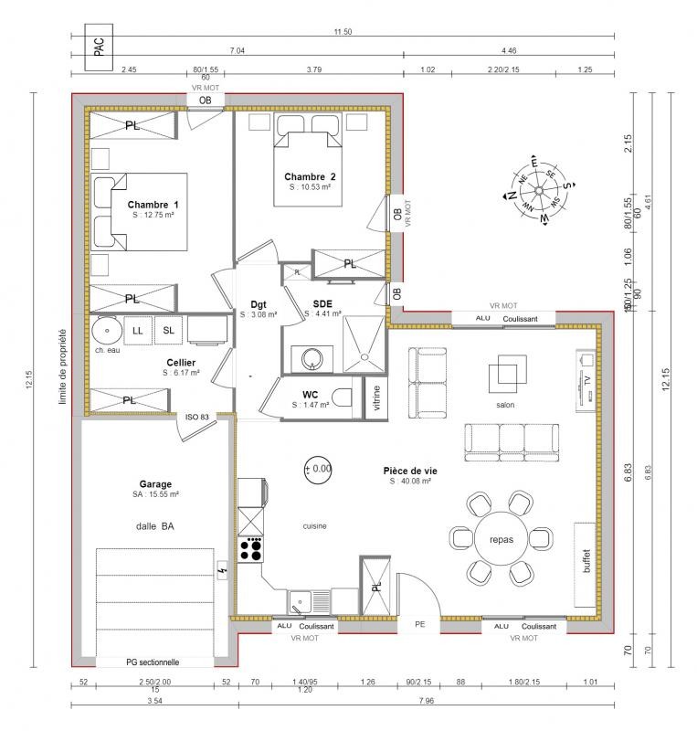 Construction Maison à Saint-Hilaire-de-Riez 4 pièces