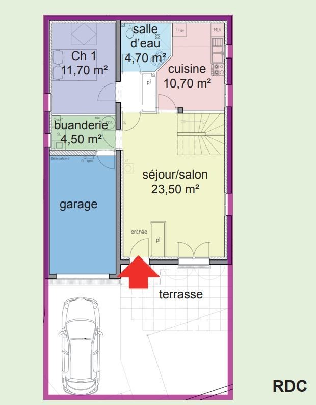 Location Maison à Saint-Privé 4 pièces