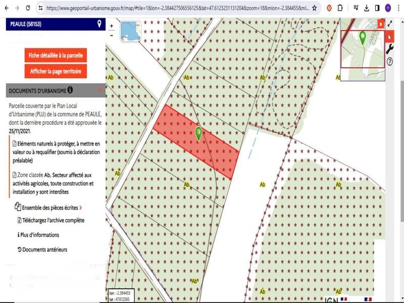 Vente Terrain à Péaule 0 pièce