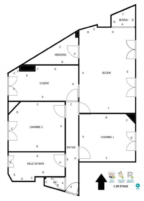 Location Appartement à Asnières-sur-Seine 3 pièces