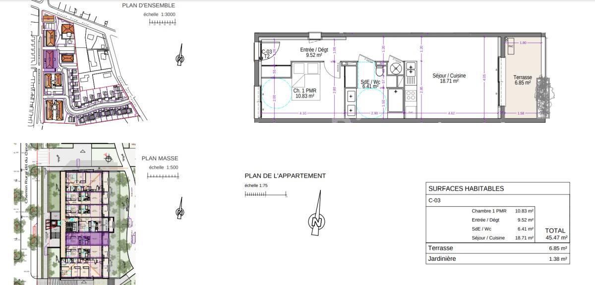 Vente Appartement à Sénas 2 pièces