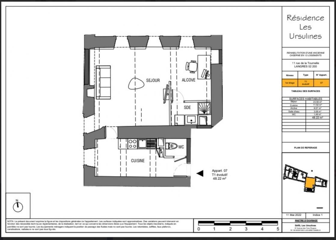 Vente Appartement à Langres 1 pièce