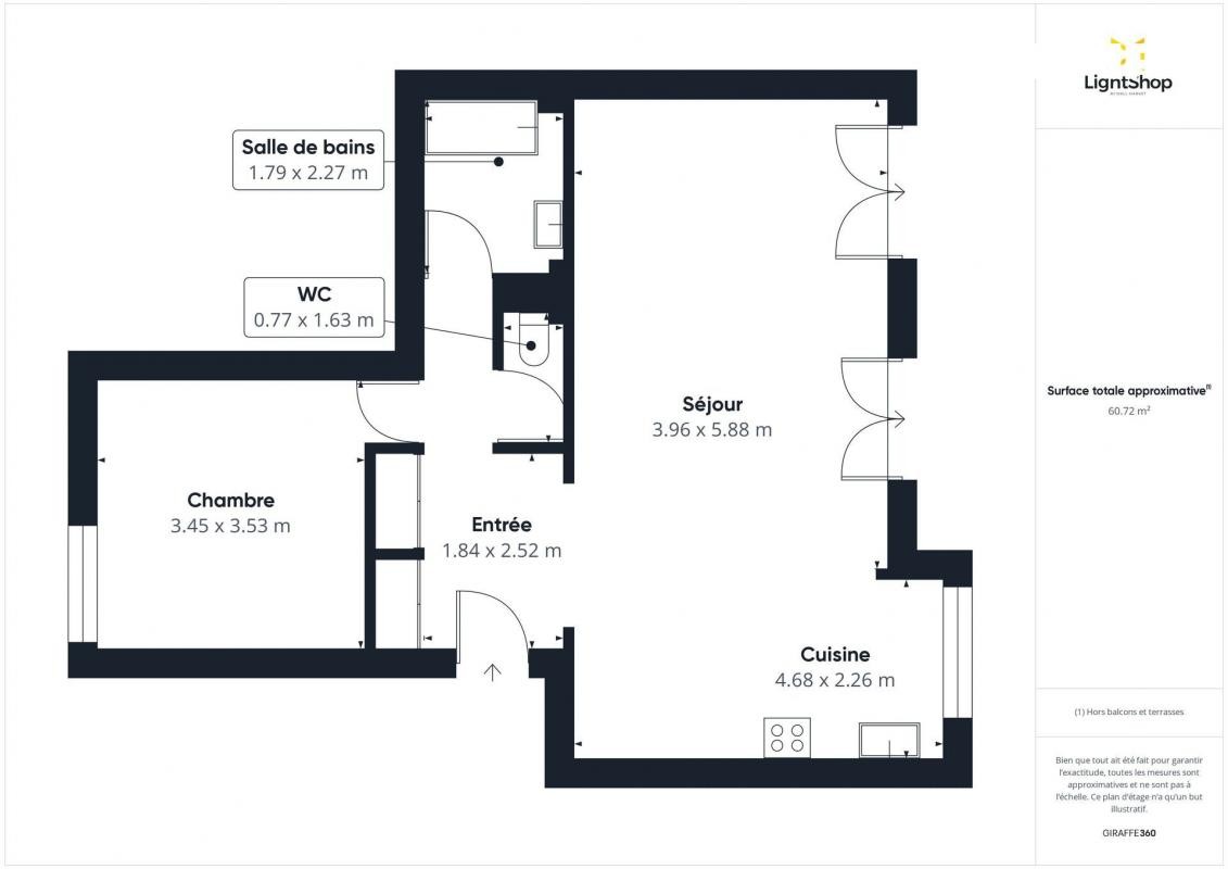 Vente Appartement à Wissous 2 pièces