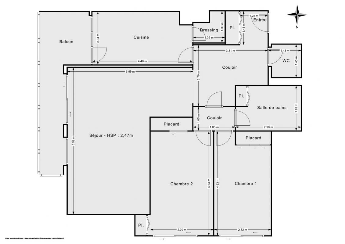 Vente Appartement à Bailly 3 pièces