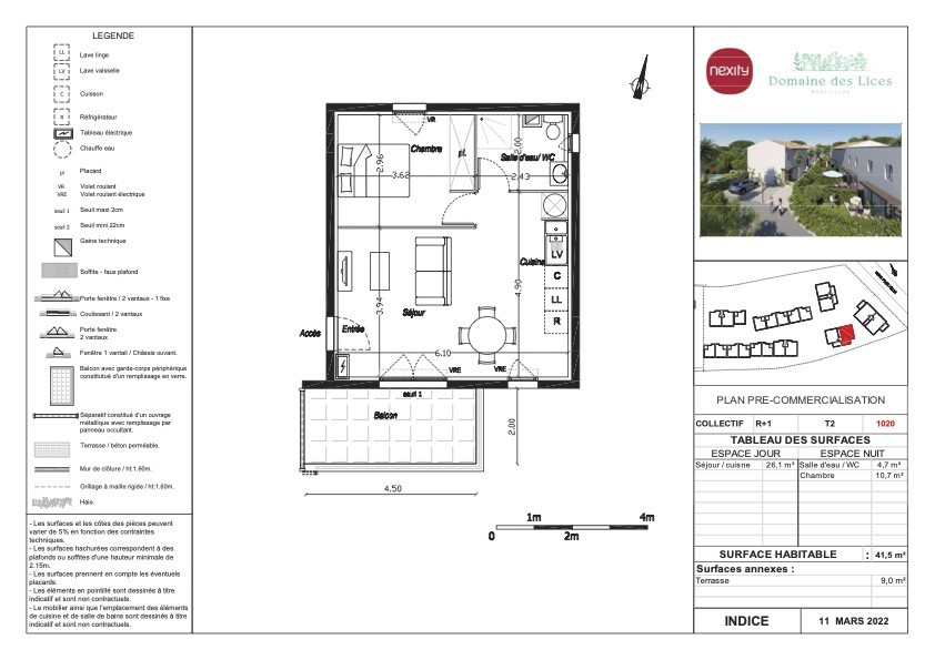 Location Appartement à Marseillan 2 pièces